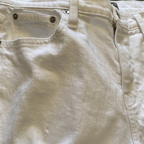 J.Crew Point Sur Slim Distressed White Boyfriend Jeans - 29 - Picture 7 of 10